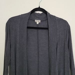14th & Union size S gray long line sweater